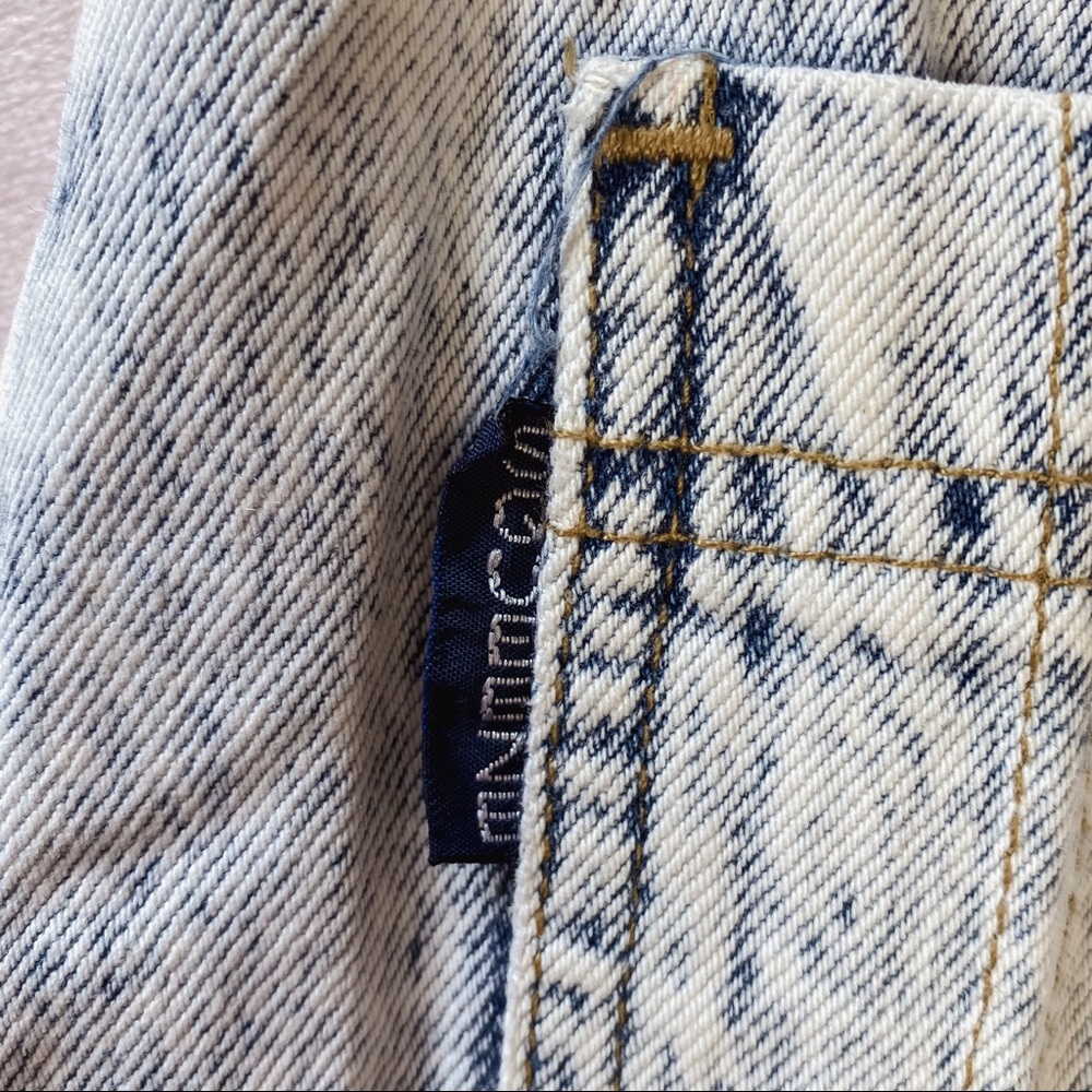 ⭐️ VINTAGE ⭐️ 90's SQUEEZE High Waisted Jean Skort - Picture 8 of 8